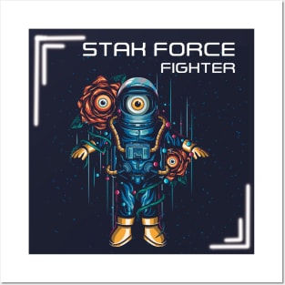 stak force fighter Posters and Art